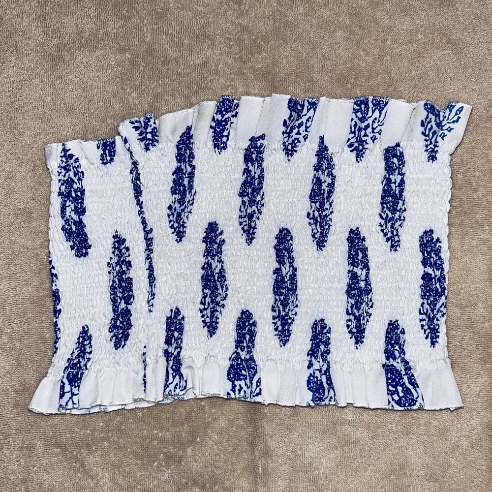 Two Piece Suit Blue and White from Amazon